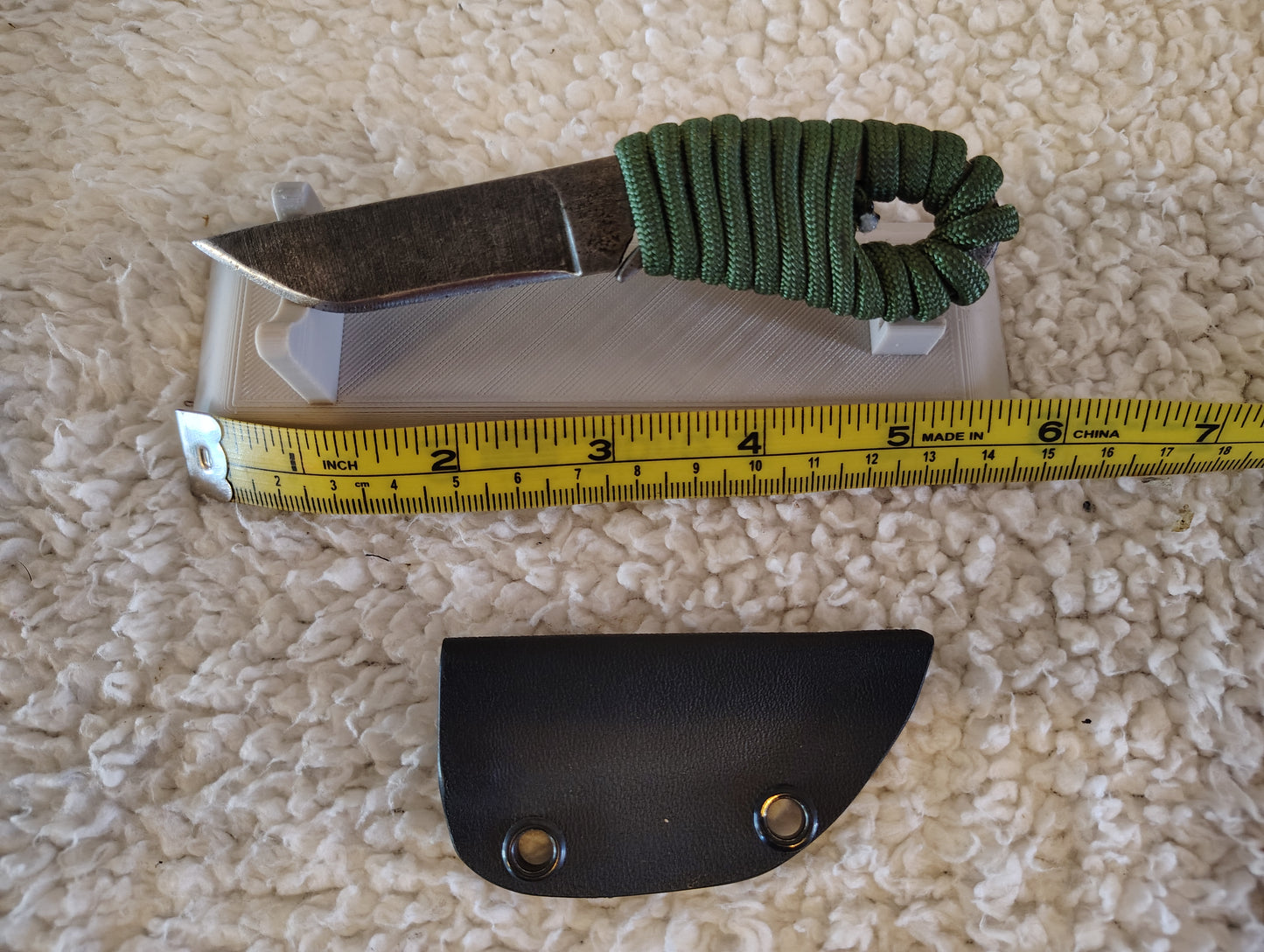 Hand-Forged Tanto Squirrel Tail Knife – 5160 High Carbon Steel