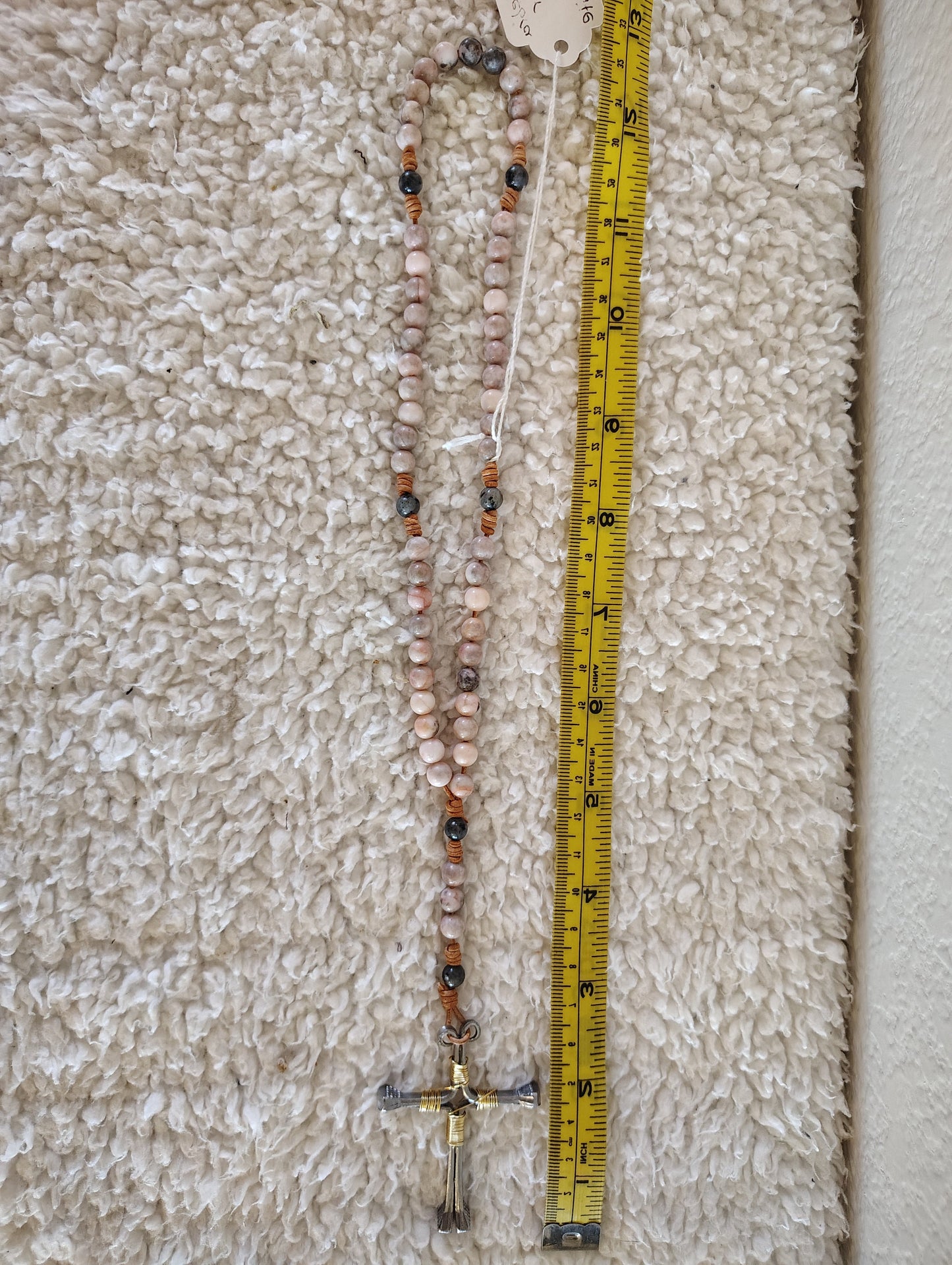 Handcrafted Horseshoe Nail Rosary