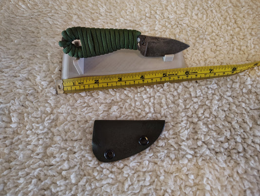 Hand-Forged Squirrel Tail Knife – 5160 High Carbon Steel