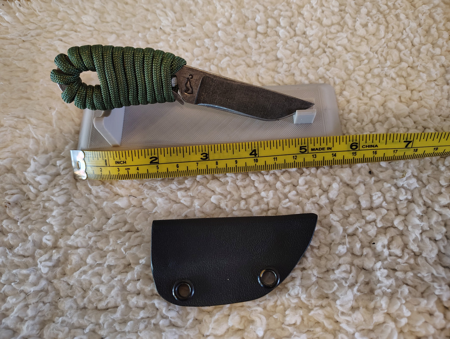 Hand-Forged Tanto Squirrel Tail Knife – 5160 High Carbon Steel