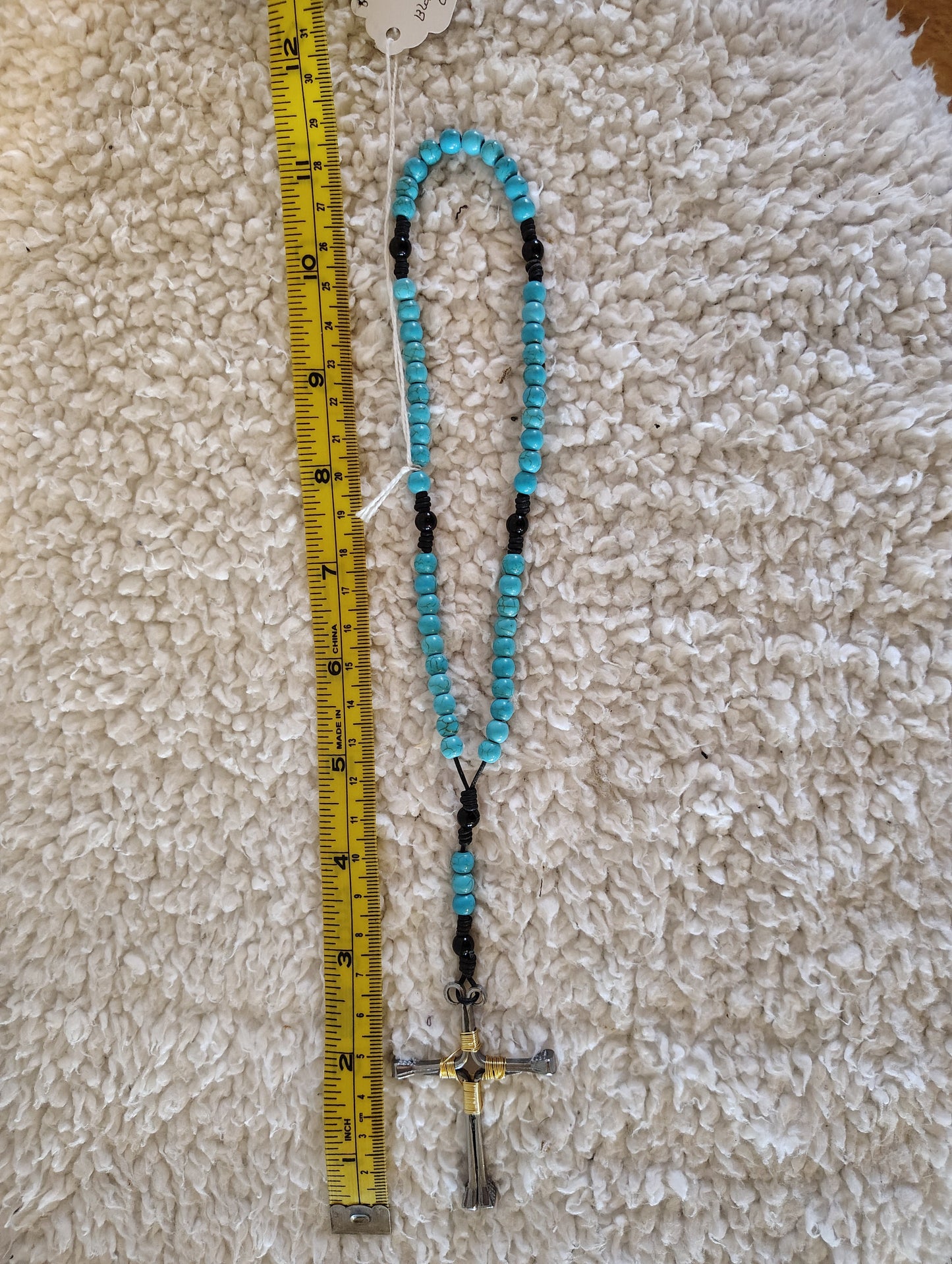 Handcrafted Horseshoe Nail Rosary