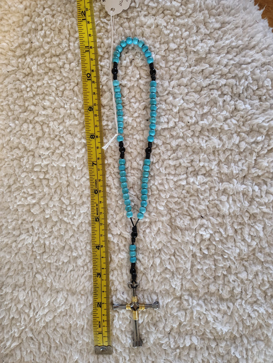Handcrafted Horseshoe Nail Rosary