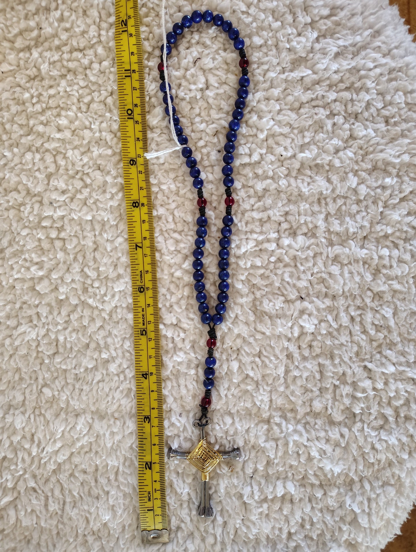 Handcrafted Horseshoe Nail Rosary