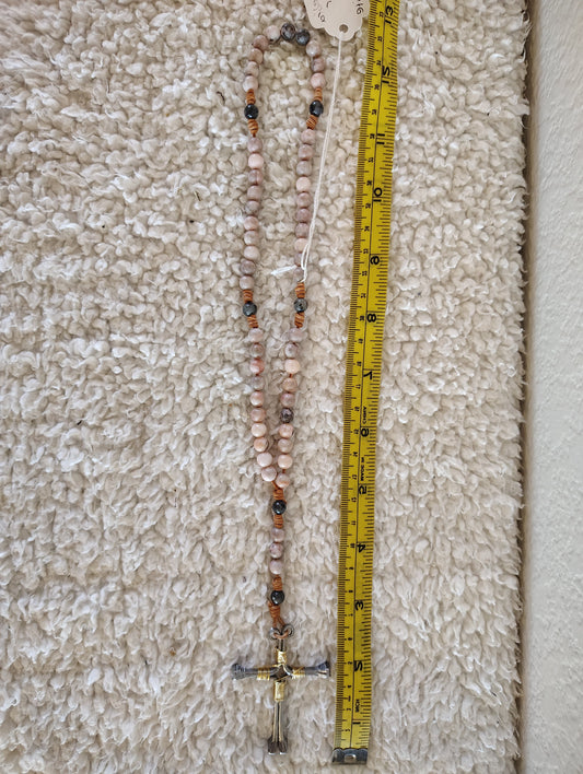 Handcrafted Horseshoe Nail Rosary