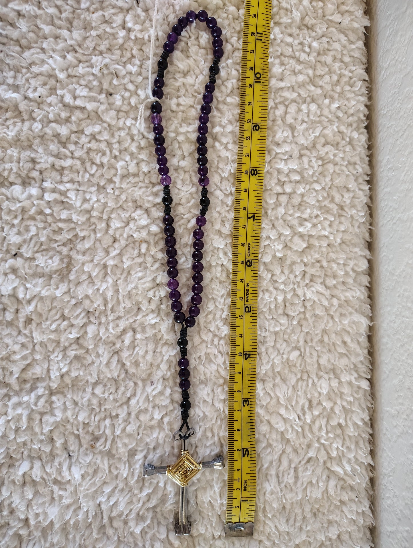 Handcrafted Horseshoe Nail Rosary