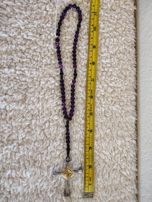 Handcrafted Horseshoe Nail Rosary