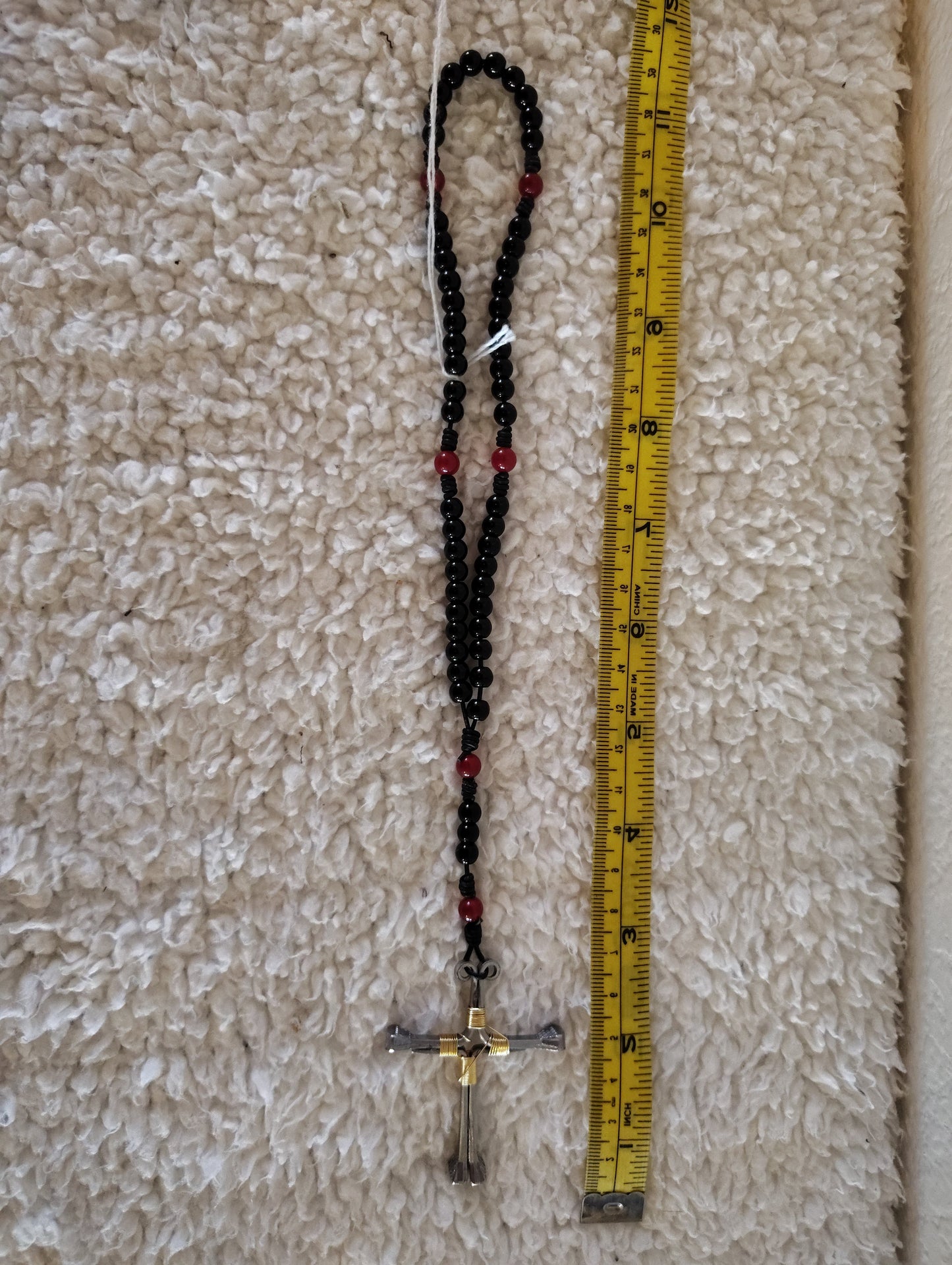 Handcrafted Horseshoe Nail Rosary
