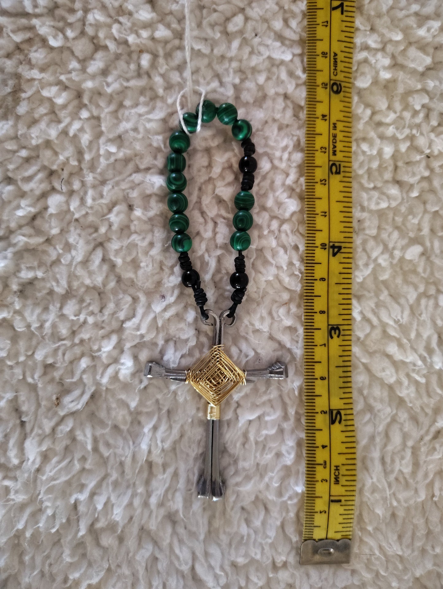 Handcrafted Horseshoe Nail Rosary