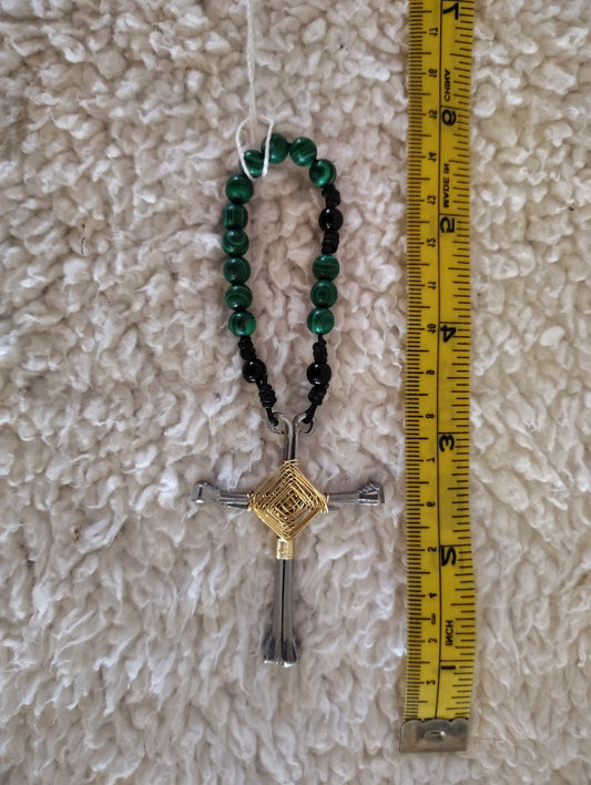 Handcrafted Horseshoe Nail Rosary